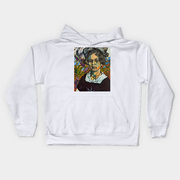 Frida, 1919 (#2) Kids Hoodie by Beck Lane